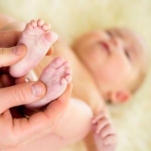 massages doux pour bébé